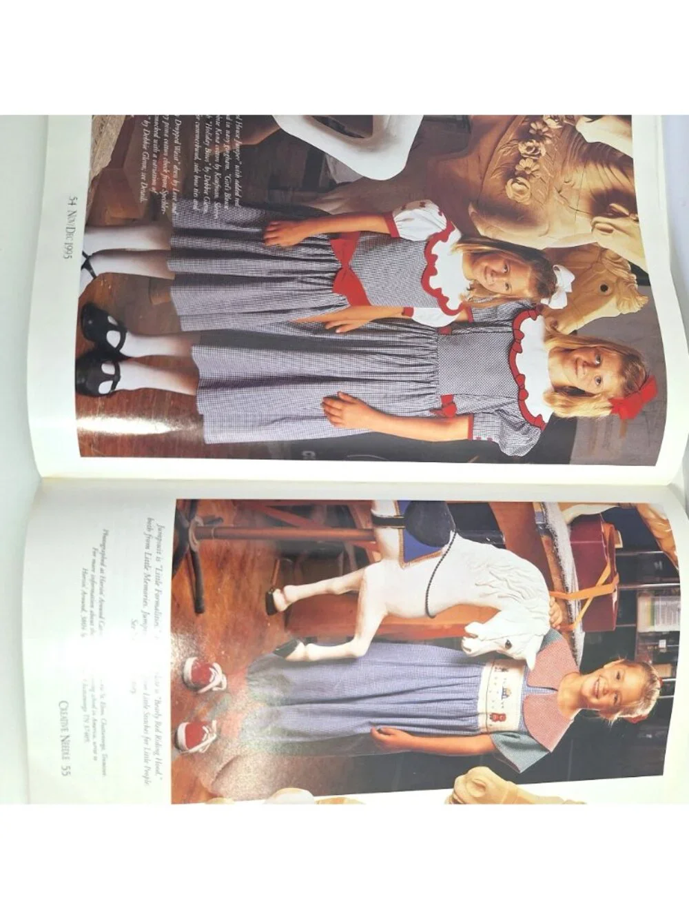 Creative Needle Magazine Babies Head To Toe Nov Dec 1995 Embroidery Patterns - Picture 9 of 9